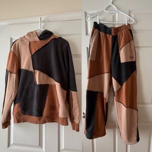 UGG Men's Patchwork Joggers — Black, Brown, Tan